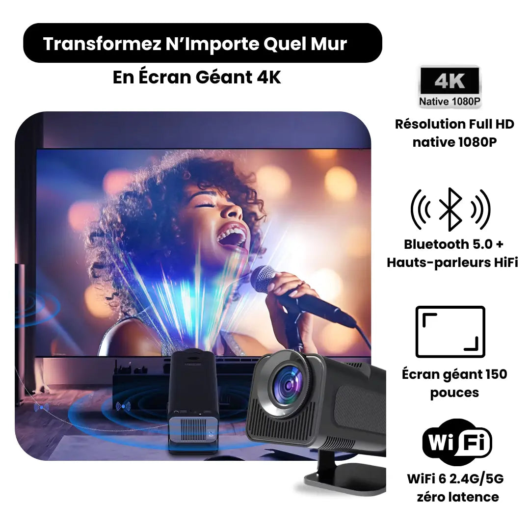 Projecteur 4K  – Le Cinéma Portable