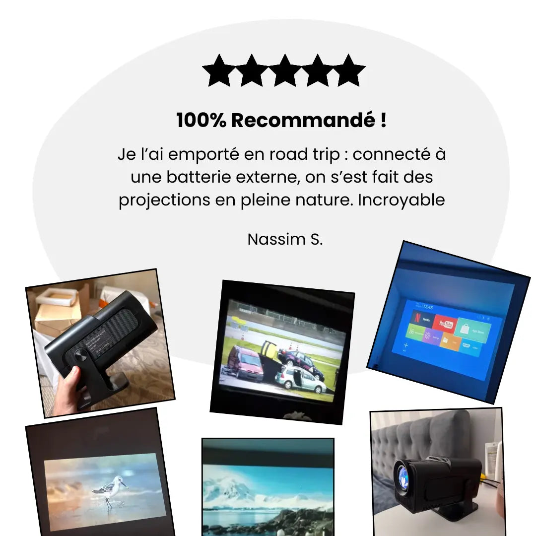Projecteur 4K  – Le Cinéma Portable