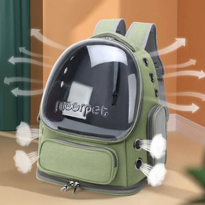 Sac de voyage respirant pour chat